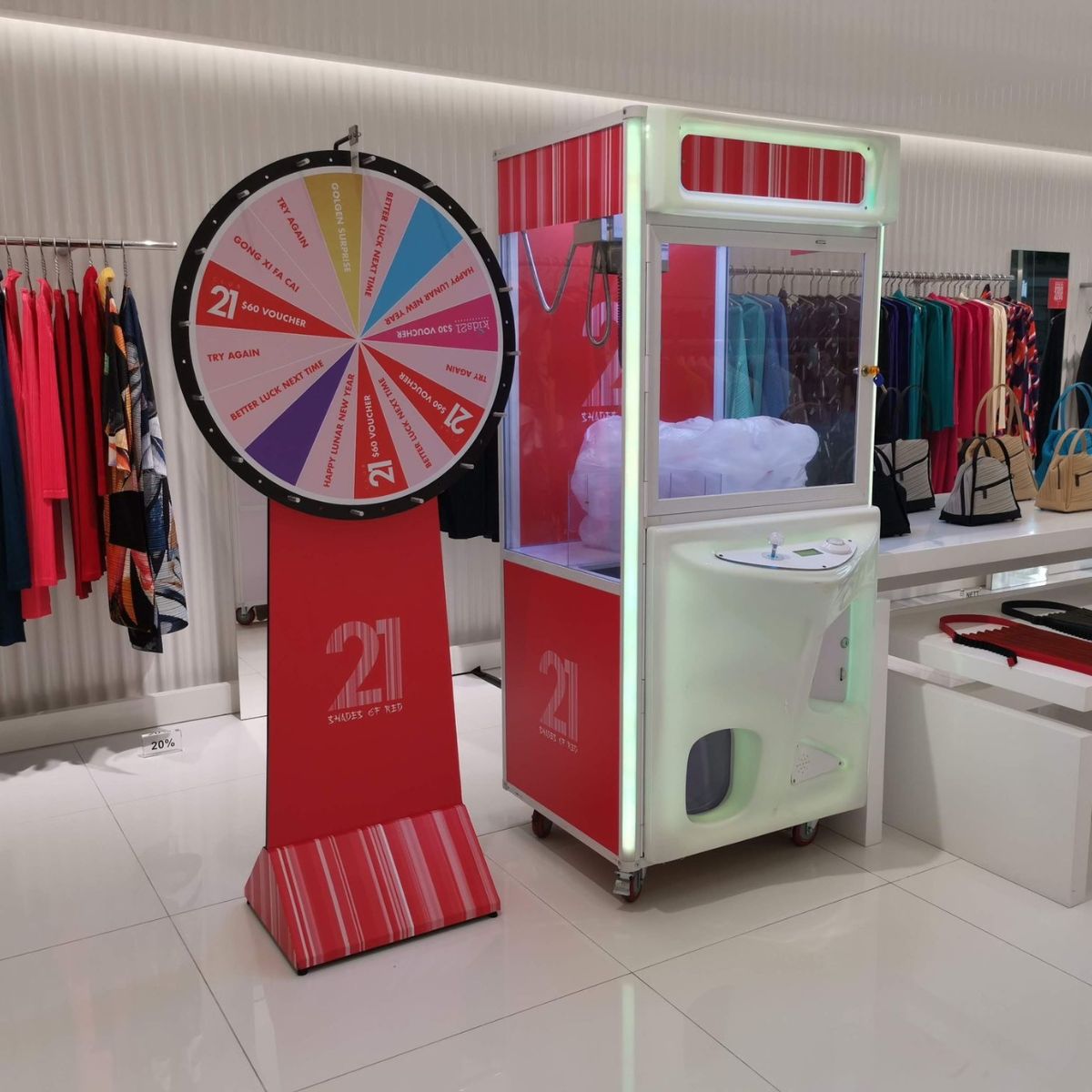 LED Claw Machine Rental for events